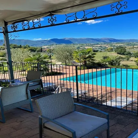 2 Traditional Farmhouses Contain 6 Two Bedroom Apts - Amazing Views All Around * Colle Umberto (Umbria)